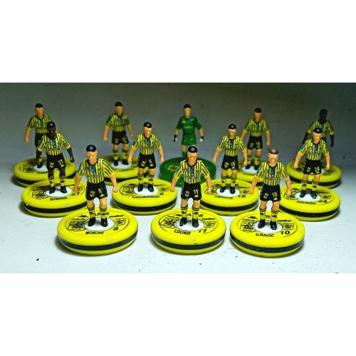 Subbuteo Andrew Table Soccer Aris Salonica 2025-26 on WSB Professional bases 